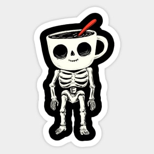 coffee skull Sticker